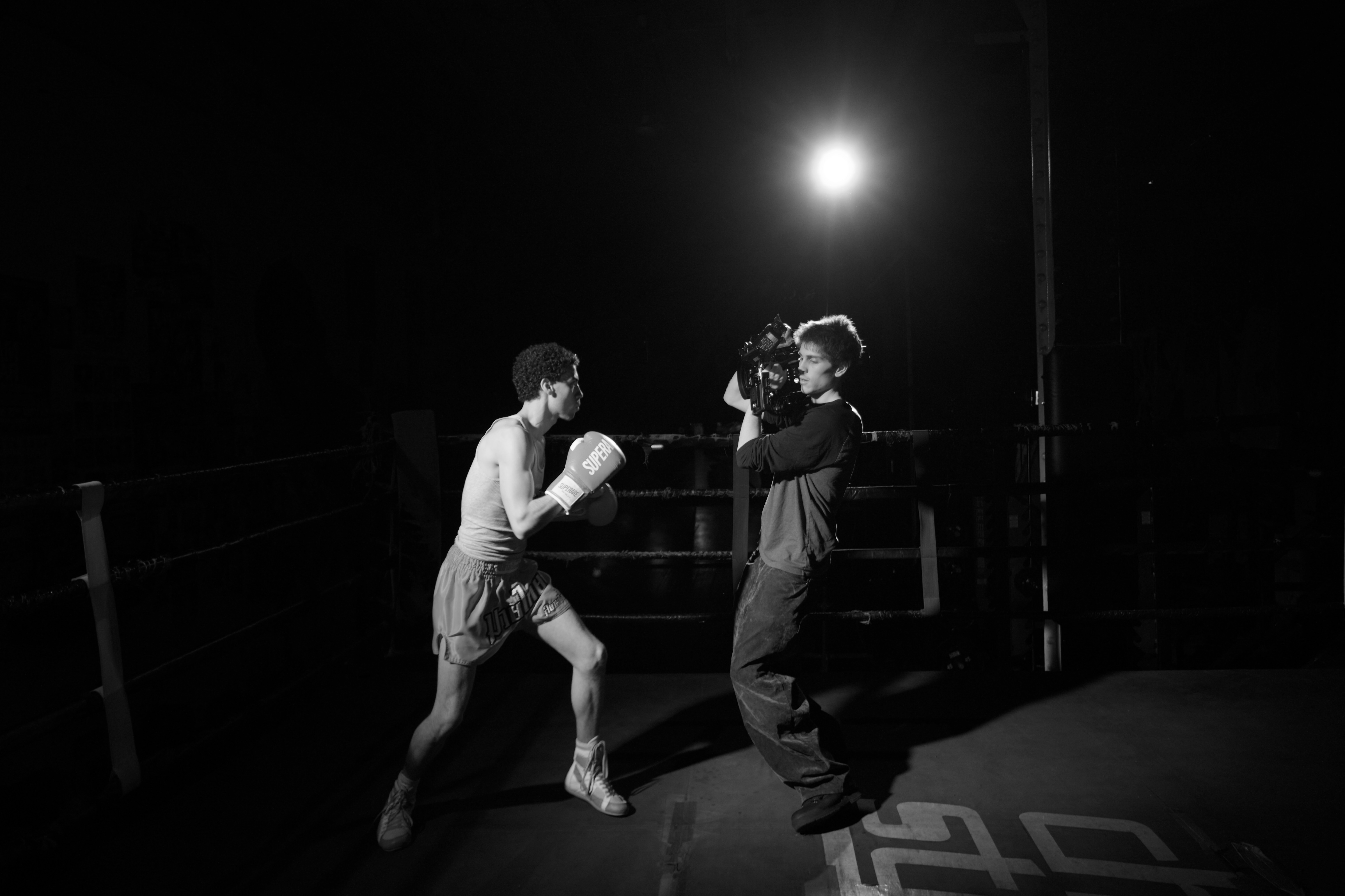 BTS — Ian Novoselac on set